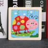 1Set Kids Jigsaw Puzzle Nice-looking Multifunctional Wood Animal Wooden Jigsaw Puzzle for Home