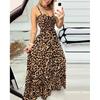 New Women'S Clothing Daily Temperament Elegant Casual Pure Desire Sexy Printed Jumpsuit Long Skirt Light Dress High-End Party Dress