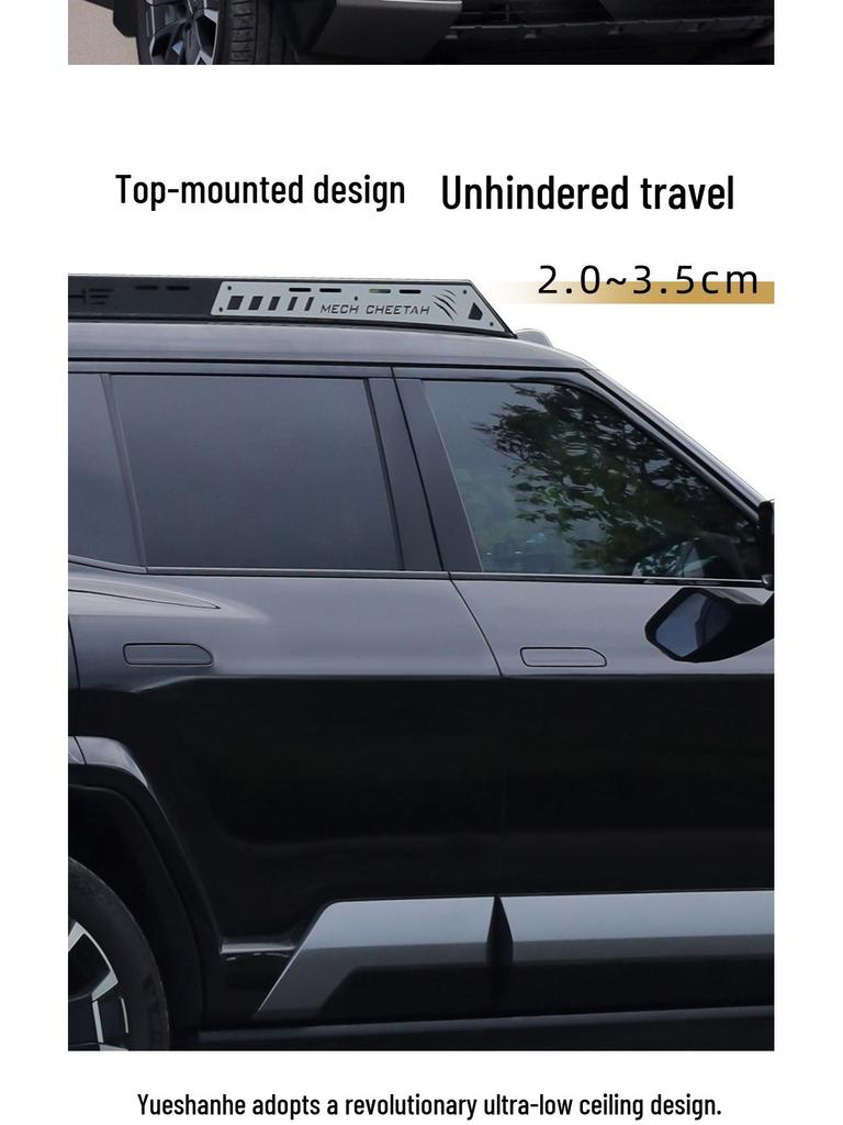 Compatible with BYD Yangwang 8 Roof Rack: Expansion Platform, Luggage Rack Crossbars, Awning, Side Ladder, Backpack.