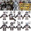 Wm6128 Tv Movie Series Clone Cavalry Wolf Team Heavy Armor Soldier Driver Building Blocks Figure Bag
