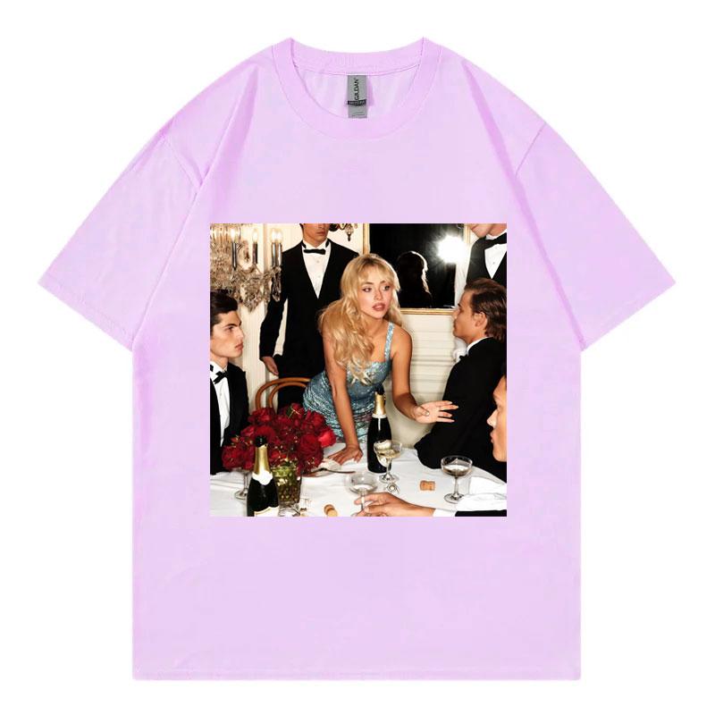 Sabrina Carpenter Mans Best Friend Album Graphic T Shirts Men Women Fashion Y2k Oversized Tshirt Summer Casual Cotton Tshirts