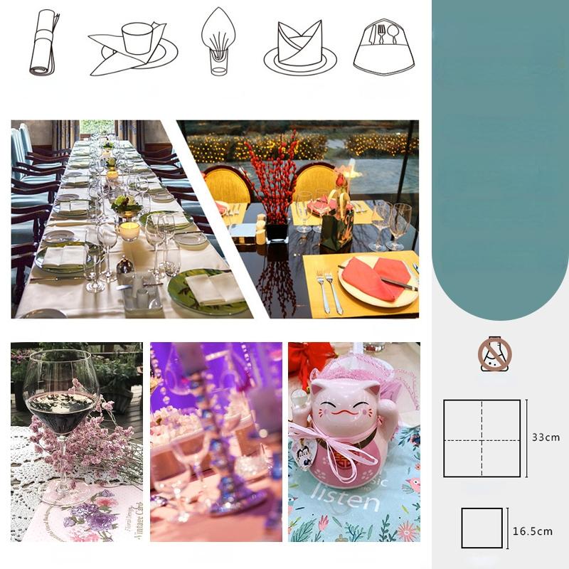 Disposable Party Napkin Double Layer 20 Pieces/Pack Small Flower Pattern