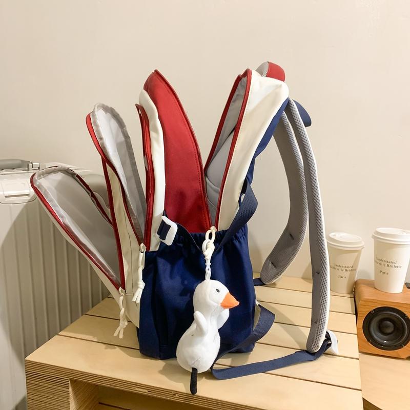 Мужской рюкзак с буквенным принтом, рюкзак для школьников младших и старших классов, женский