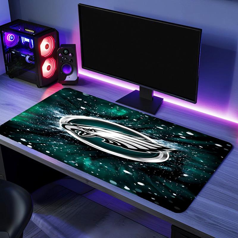 Philadelphia Eagles LOGO Mouse Pad - Non-Slip Rubber Base, Smooth Surface for Work,Gaming,Office,And Home Use, Desk Mouse Pad