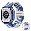 Плетеное нейлоновое петлевое ремешок для Apple Watch Ultra 3 2 49 мм 11 10 46 мм 42 мм 9 8 7 45/41 мм Магнитный ремешок iWatch 6 5 SE 44/40 мм Correa