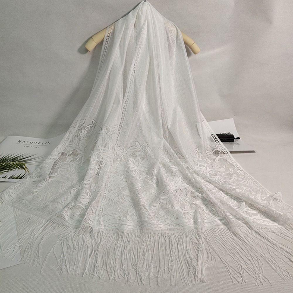 Анти-УФ кисточки платки дышащая прозрачная накидка летняя бандана для женщин