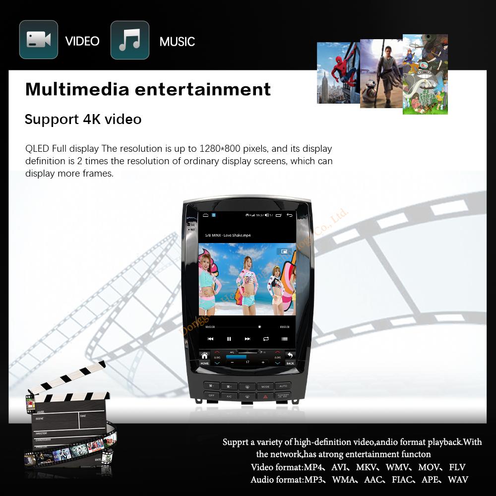 12.1 "Android12 Для Infiniti QX50 EX25 EX35 EX37 2008-2019 GPS Навигация 8 Ядер CarPlay 4G 360 Камера Автомобильный Мультимедийный Видеоплеер