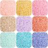 160Pcs Glass Beads Charm Czech Super Seed Excellent Bead Unicorn Zirconium Spacer Beads For Jewelry Making Accessories