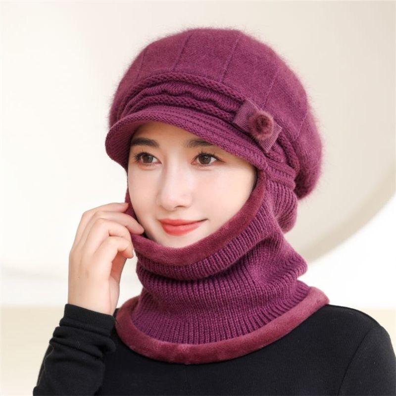 Новые женские зимние шапки с меховой подкладкой, сохраняющие тепло, женские ветрозащитные, утепленные, утепленные шапки-балаклавы