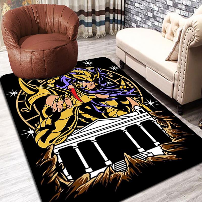 Gold Saint Rug Floor Mat for Living Room or Bedroom Soft and Comfortable Carpet a Gift for Birthday and Holiday.MFF0918324
