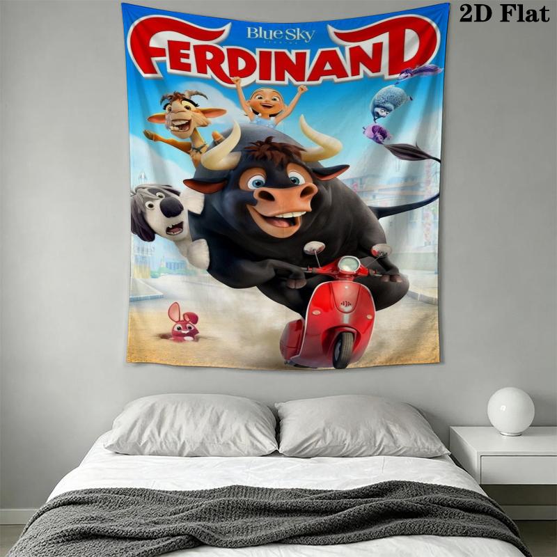 Ferdinand Wall Tapestry Aesthetic Wall Hanging Printed Fabric Blanket Decorative Tapestries for Bedroom Living Room Home Decor