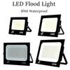 LED Flood Light Spotlight IP66 Waterproof Outdoor Garden Porch Courtyard Lamp AC220V 6500K Garage Gate Wall Lamps 100W 150W 200W