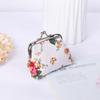 Floral Lady Vintage Flower Hasp Retro Credit Card Holder Coin Purse Clutch Bag Small Wallet