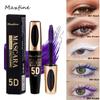 MAXFINE 5D Mascara, Waterproof Sweat, Anti -sweat, Not Fainted, and Long Base Multi -color
