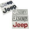ABS Emblem Car Rear Trunk Badge Front Hood Sticker for JEEP Wrangler Compass Grand Cherokee Renegade JK JL Patriot Rubicon Decal
