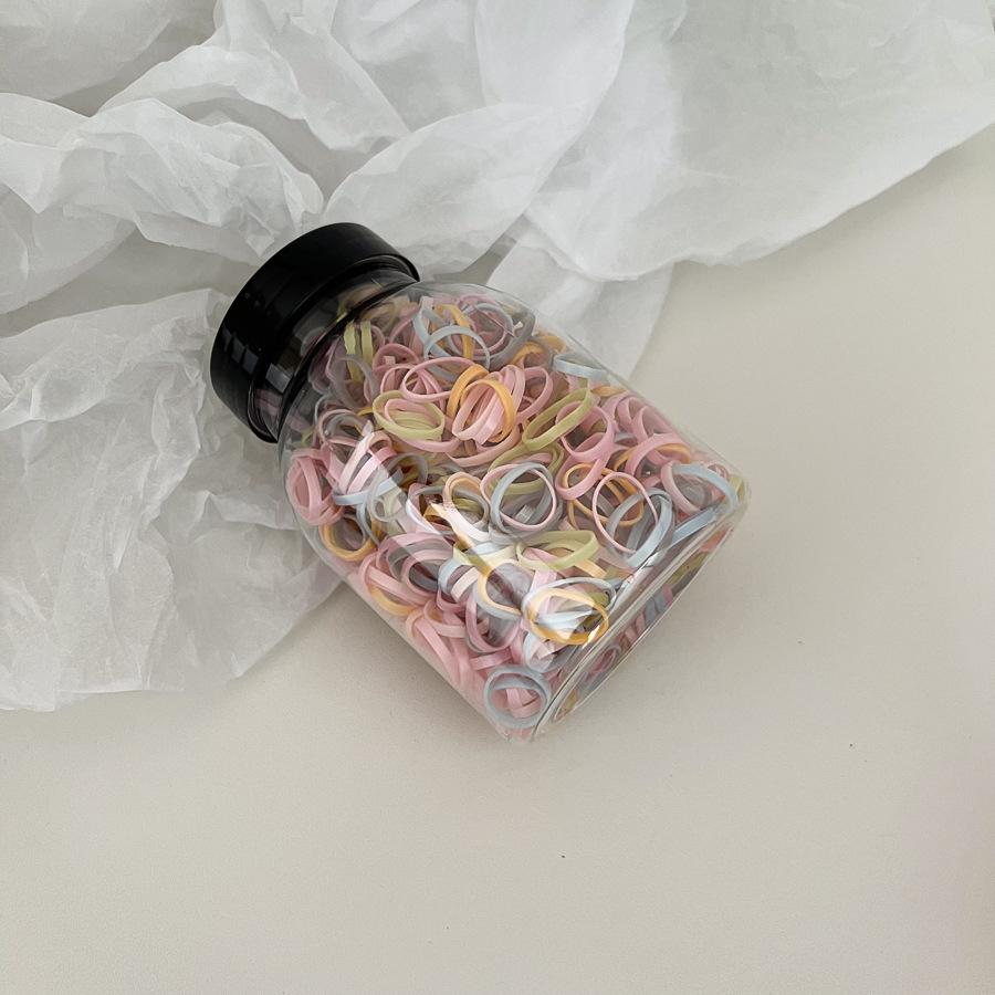 Одноразовая кожаная резинка для волос конфетного цвета, резинка для волос для детей, резинка для волос для девочек, эластичное украшение для волос