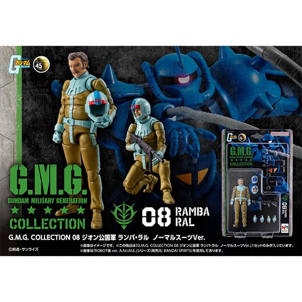 MegaHouse G.M.G. COLLECTION 08 Mobile Suit Gundam Zeon Army Lambda Laer Normal Suit Movable Figure