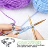 Yarn Guide Crochet Open Rings Knitting Crochet Loop Rings Yarn Guide Finger Holder Knitting Thimble for Crocheters