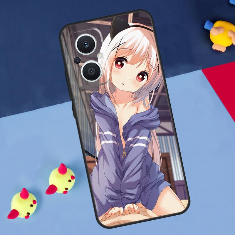 Аниме девушка мультяшная япония милый Для OPPO Reno 14 13 12 11 10 Pro 8T 11F 12F 13F 14F 7 8 Lite OPPO Find X8 X6 X5 X9 Pro Чехол