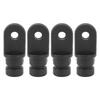 4 Pcs Bimini Top Fitting Nylon Eye End Top Bimini Top Hardware Cover Cap for Marine Boat 58