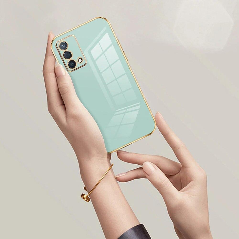 Чехол для Oppo A74 OPPO A74 4G, чехол для телефона oppo F19, чехол F19S, CHP2219 CPH2223, роскошный противоударный чехол с квадратным покрытием