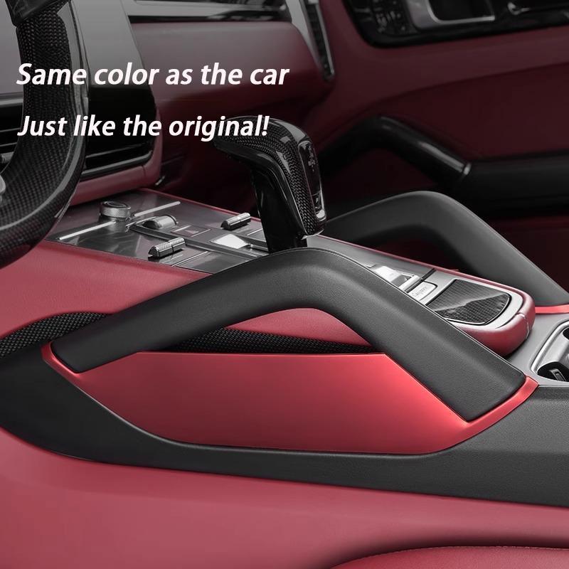 WIRP3 Car Center Console Gap Storage Box Phone Key Auto Armrest Organizer For Porsche Cayenne 2018 2019 2020 2021 2022 2023 2024 2025