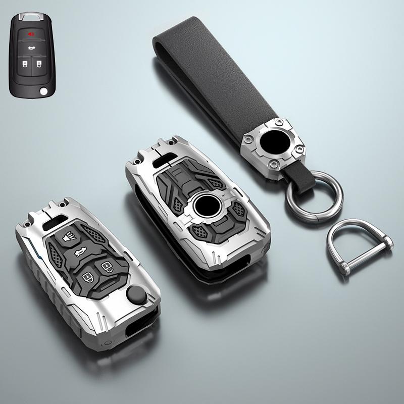 Чехол-брелок из цинкового сплава для автомобиля, полный чехол для Buick Chevrolet Cruze Opel Vauxhall Astra J Corsa Insignia Mokka Encore, складной корпус