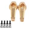 1 Pair Front Hub Carrier Heavy Duty Brass RC Accessory for Traxxas 110 RC Counterweights