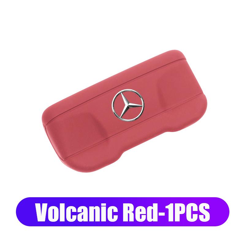 TVE4 2pcs Silicone Car Seat Belt Buckle Protective Cover Decorative Accessories For Mercedes Benz AMG W203 W206 W220 W205 W211 W212
