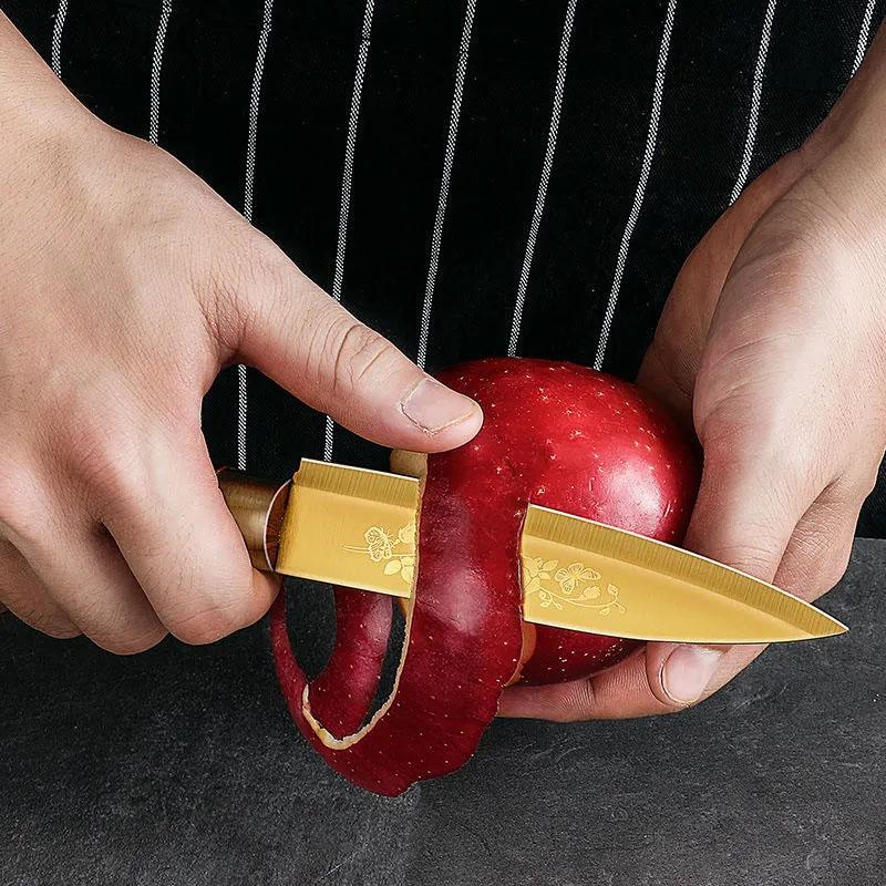 Ножи для фруктов из нержавеющей стали, кухонный нож для рыбы, суши, нож для барбекю, овощерезка