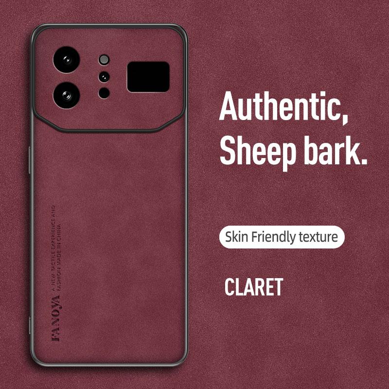 EUCAGR Для Infinix Note 60 Ultra Роскошный Чехол для Телефона из Натуральной Кожи Овцы и ПУ Кожи Для Infinix Note 60Ultra Задняя Крышка Силиконовый Ударопрочный