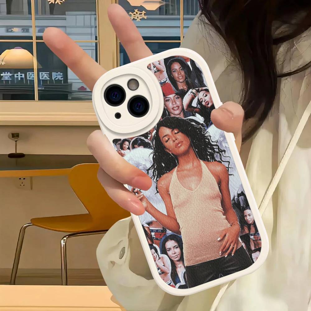 Классический чехол Singer A-aaliyah для iPhone 16 15 14 13 12 11 Pro Max Plus Ударопрочный кожаный чехол