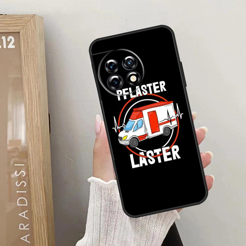 Чехол для скорой помощи EMS EMT Парамедик для OnePlus 10T 10R 12R 9R 8T 12 11 9 10 Pro Nord CE 2 3 Lite CE4 2T N10 N20 N30
