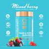 Nutriburst Комбо для красоты и здоровья: Мультивитаминные жевательные конфеты "Здоровье и Жизненная Сила" + Жевательные конфеты "Строитель Коллагена Истинное Сияние" для Полного Питания, Glo