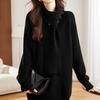 Sweater for Women Autumn Winter Thickened  Warm Knitted Stretchy Long Sleeve Oversize Tops