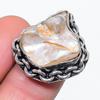 Кольцо из серебра 925 пробы с натуральным жемчугом Бива, размер 5,5 b8E00