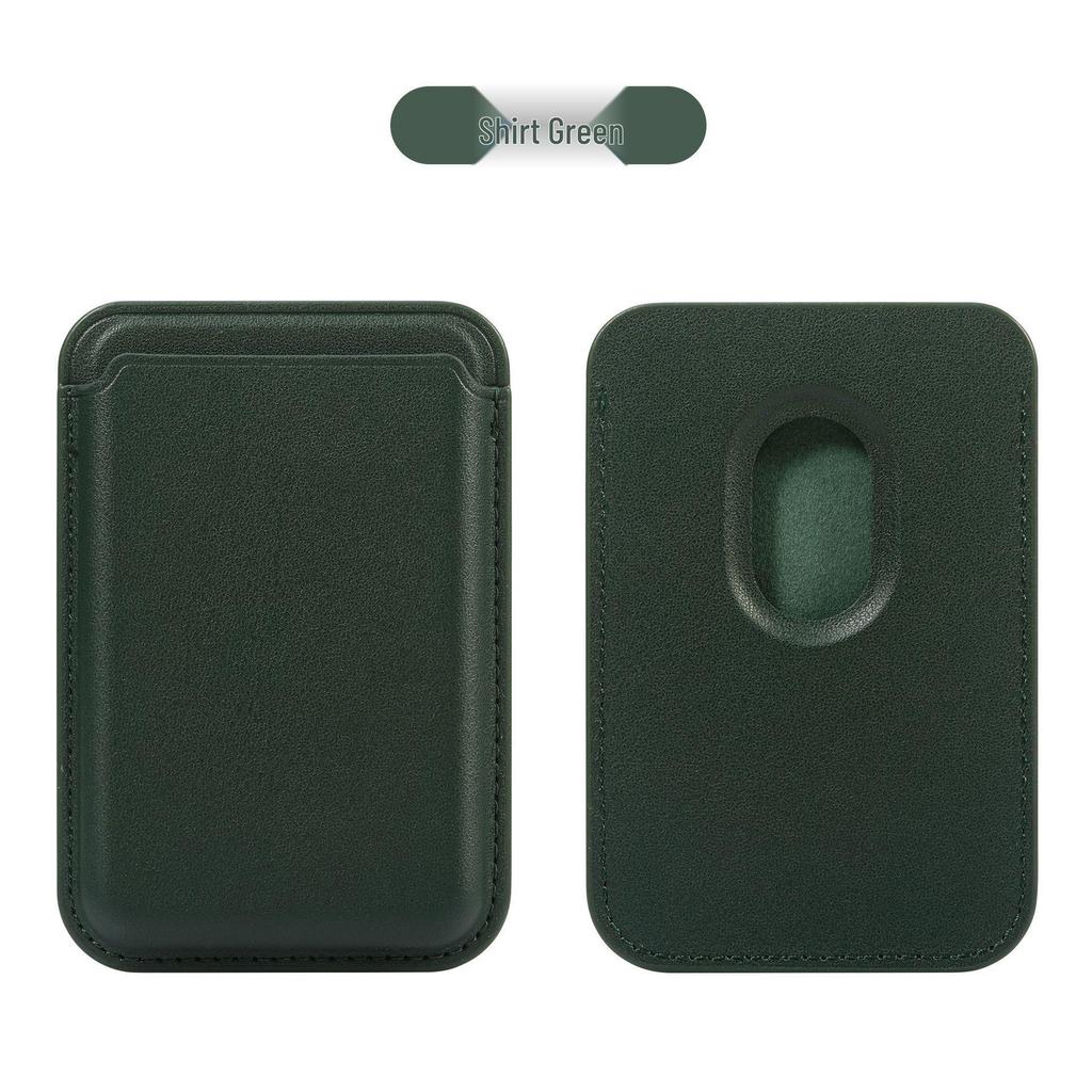 Магнитный кожаный держатель для карт, совместимый с MagSafe, для iPhone 17/17 Pro