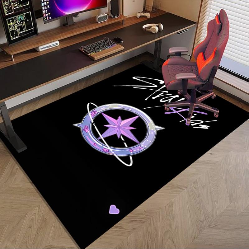 K-pop Group Performance Carpet, Chair Rug,Rug for Office Bedroom living rooms, Doormat decor Fan Gift Christmas Gift