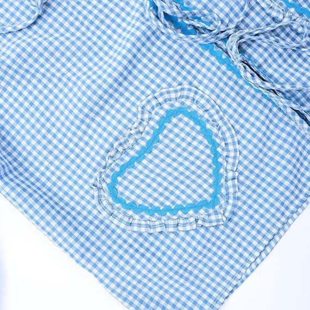 Блузка с оборками в клетку и бантом на шнуровке в полоску, свободная, шикарная, без рукавов, блузка-фонарик, топы весна/лето