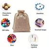 20pcs Premium Jute Burlap Drawstring Bags - Multipurpose Fabric Jewelry Pouches for Party, Wedding Favors, Birthday, Art & DIY Crafts
