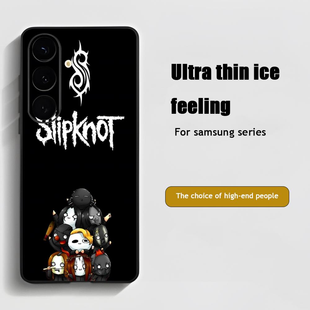 Популярный чехол для телефона Rock с изображением группы Slipknot для Samsung Galaxy S25 S24 S23 S22 S21 S20 Plus Ultra Note20 Мягкий черный