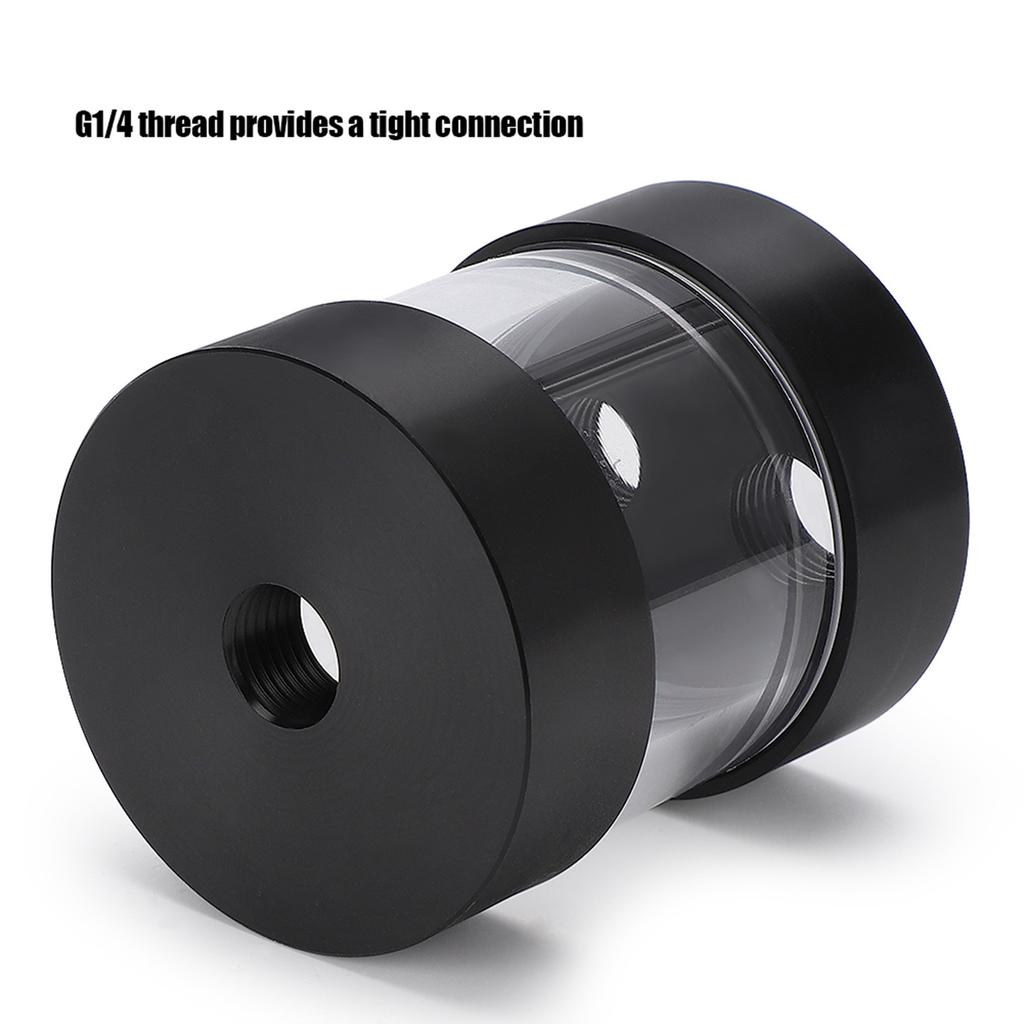3 Holes Cylindrical Water Cooling Tank Computer Water Tank Replacement Computer Accessory