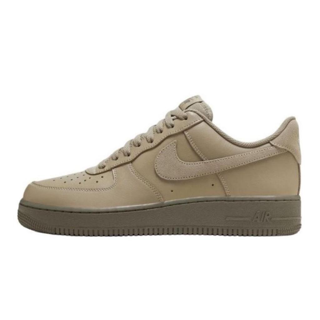 Nike Air Force 1 Slip Resistant Abrasion Resistant Low top Skateboard Shoes Unisex Brown Coffee HQ1176-222(Team80-S-BOX)