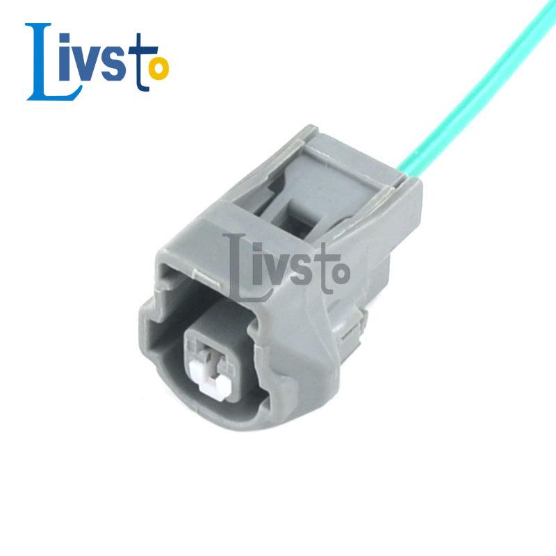 1 Sets 1 Pin Waterproof Auto Connector 2JZ Knock Sensor Plug Wire Harness Pigtail For Toyota Lexus 90980-11166 7283-1015-10