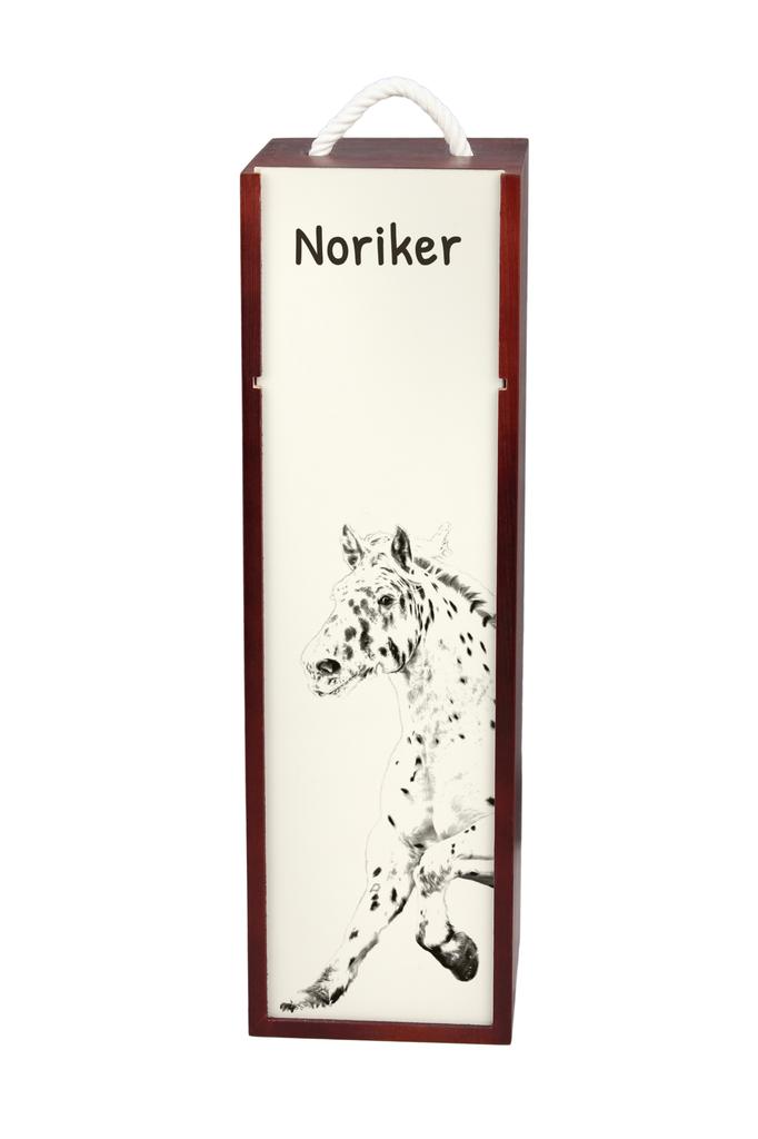 Noriker – Wine box with a horse, alcohol box with graphics | Art-Dog