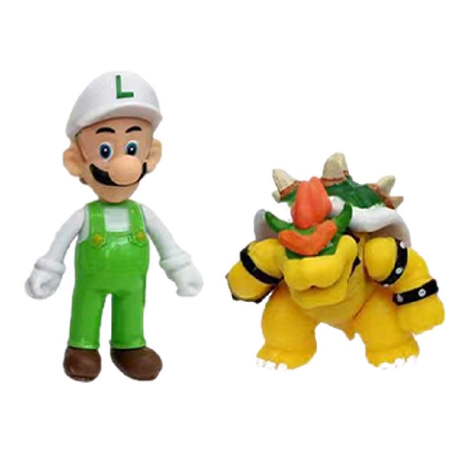Набор фигурок Super Mario 12 шт. 10 см Подвижные суставы Аниме Фигурки Игрушки для детей Подарок на День рождения Рождество для мальчиков