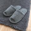 OKA Dry-Good D Nature Slippers, Size L (fits Feet Up To 27cm), Dark Gray (Indoor, Toilet, Washable)