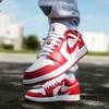 Jordan 1 Низкий спортзал Красный Белый GS 553560-611