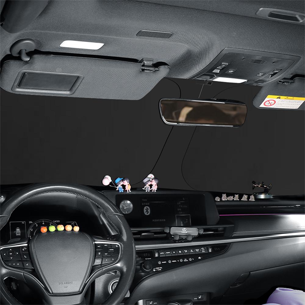 cqnzrj1 Car Front Windshield Sunshade Cover UV Protection Sun Visor for KIA Sportage Niro Rio Ceed Cerato Soul Sorento Picanto K3 Hubcap