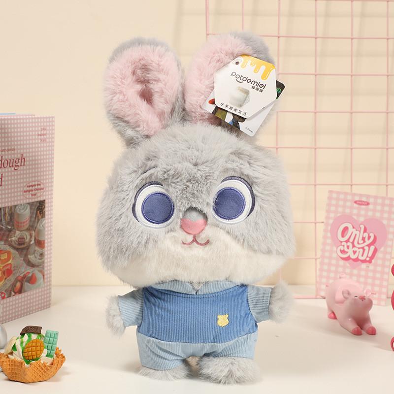 Adorable Zootopia Judy Nick Wilde Police Plush Toy Soft And Cuddly Doll